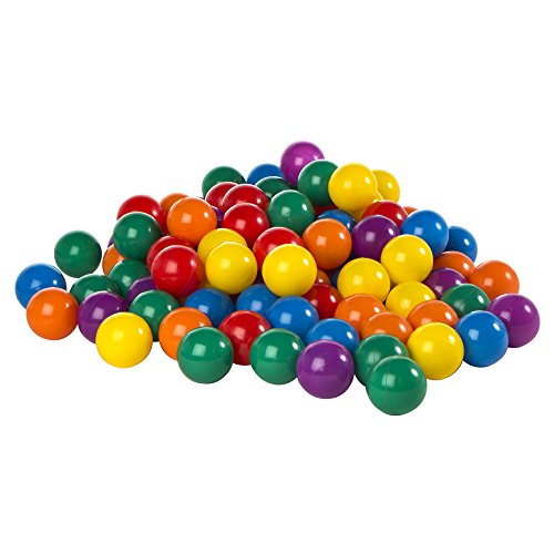 Intex 3-1/8" Fun Ballz - 100 Multi-Colored Plastic Balls, for Ages 2+