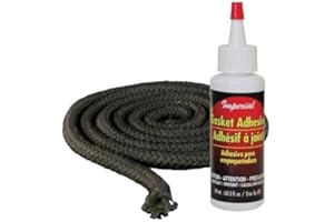Total Hearth Jotul 3/16in Glass Rope Gasket 7ft kit with Adhesive
