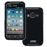 Empire Full Coverage Hard Rubberized Black Case for Samsung Galaxy Rugby Pro I547