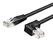 90 Degree Cat6 Ethernet Cable ,ARTMK 6 Feet /2 Meters Networking Internet Cat 6 Cables Interconnect Computer PC Router,Printer,XBox,PSP ect- Universal RJ45 Plug connector , Network GbE Patch Lan Black