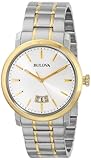 Bulova Men's 98B214 Analog Display Japanese Quartz Two Tone Watch