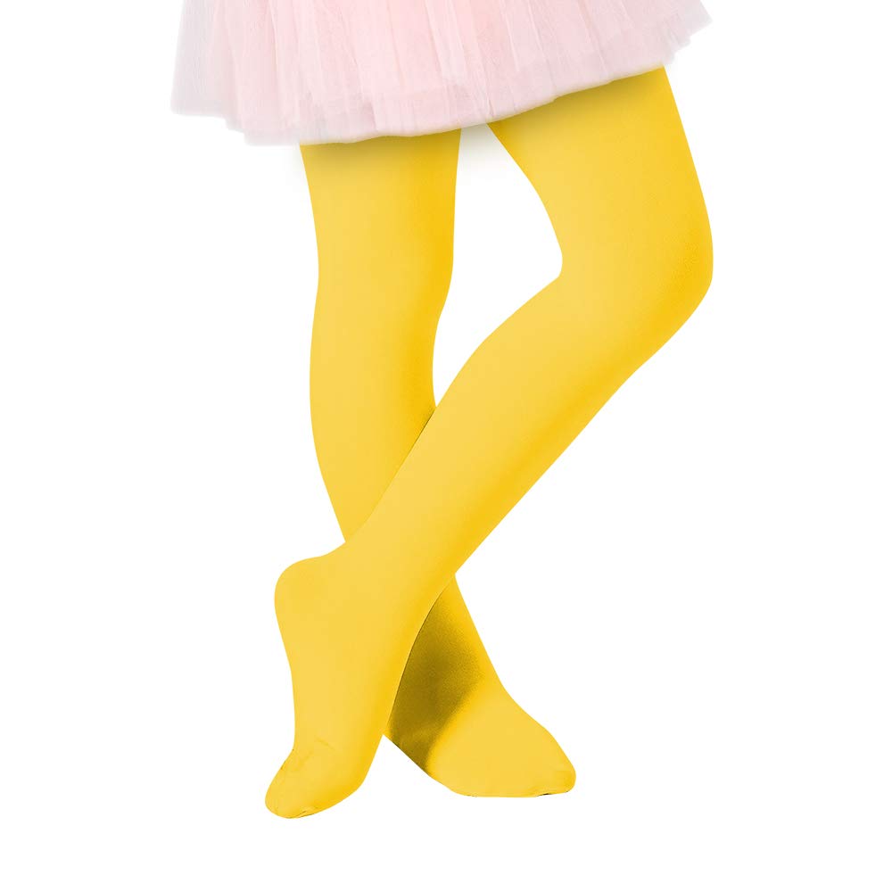 Photo 1 of Century Star Yellow Tights for Todder Baby Girls 1-3-Soft Cute Yellow Stockings Ballet Dance Leggings