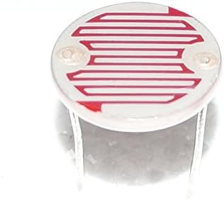 5pcs Photoresistor Photoconductive Cell Light Dependent Resistor 8-20K LDR 20mm Ceramic Pacakge