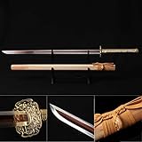 LF Sword Handmade Two Side Blade Gold Japanese Real