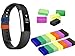 MDW Silicon Fastener Ring for Fitbit Alta/Flex/Vivosmart (21 Pack Mixed Color)-Secure Your Wristband in Style !
