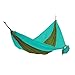 KingCamp Camping Hammock 2 Person Nylon Canvas 220lbs Swing Bed with Side Bag Colorful Stripes Parachute for Outdoor Camping Patio Yard Beach
