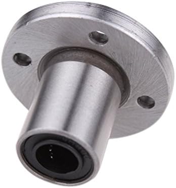 LMF12LUU Round Flange Mounted Linear Ball Bearing 12mm/0.47'' In Bore,2.24 Inch Length