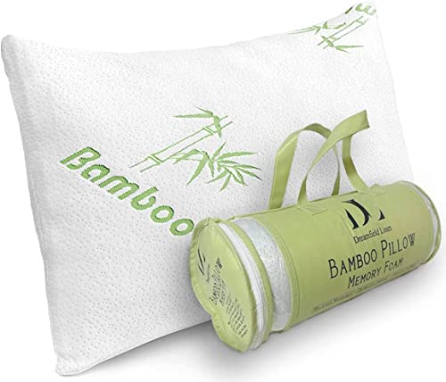 DreamField Linen Bamboo Memory Foam Pillow