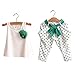 FEITONG Baby Girl Dot Flower Set Toddler Vest Clothing
