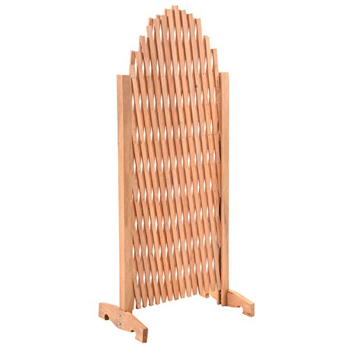 SKEMIDEX---70 4/5 Expanding Portable Fence Wooden Screen Dog Gate Pet Safety Kid Patio Lawn This is about as easy a fencing solution as you can find. This Extend-A-Fence instant home fencing - Thumbnail 5