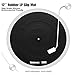 Ywhomal Turntable Mat Rubber 12 inch Silicone Turntable Slipmat for Universal to All 12 inch Turntable Platter Protect Your Vinyl from Static and Dust (12 Inch Diameter)thumb 3