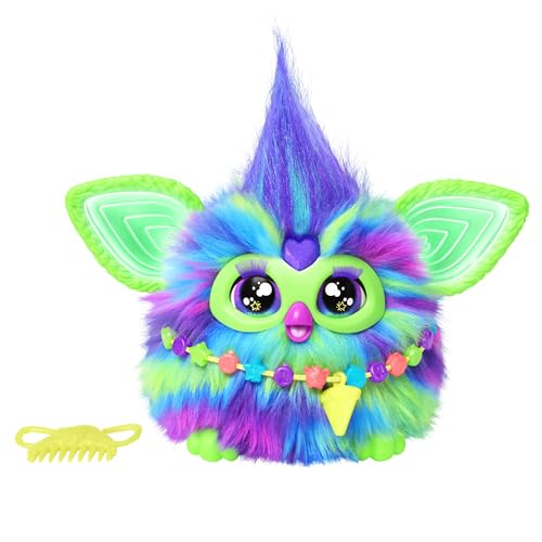 Furby Galaxy Edition, Glow in The Dark, 15 Fashion Accessories, Interactive Plu…