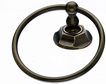 Top Knob Edwardian Bath Ring - ED5GBZB - Greman Bronze - Hex Back Plate