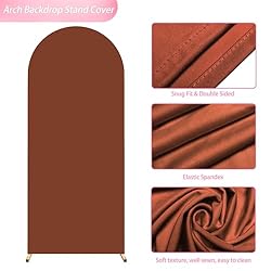 Wokceer 4FT Wedding Arch Cover Spandex Fitted