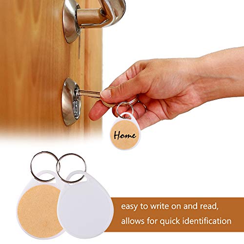 30PCS Plastic White Key Tags