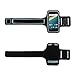 J&D Armband Compatible for Google Nexus 5X Armband, Sports Armband with Key Holder Slot for Nexus 5X Running Armband, Perfect Earphone Connection While Workout Running, Black