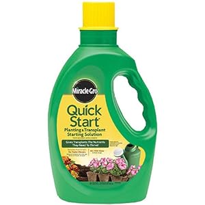 Image of Miracle-Gro Quick Start Planting and Transplanting Starting Solution, 48-Ounce (Starter Plant Fertilizer)