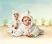 Bunnies by the Bay The Original Cuddle Coat, White, 6-12 Months