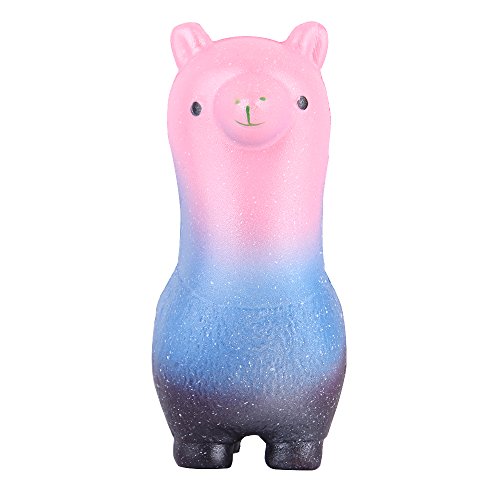 Anboor 4.7" Squishies Alpaca Galaxy Slow Rising Kawaii Lamb Scented Soft Sheep Animal Squishies Toys