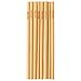 Reusable Bamboo Straws with Case| 8in long Biodegradable Wooden Set of 8 Straws & 2 Cleaning Brushes| Eco-Friendly Travel| Alternative to Plastic & Stainless Steel| Organic| Gift set| Waste less