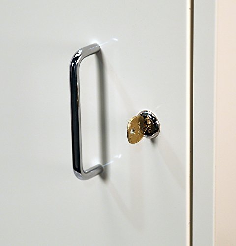 Lakeside LNC-5S Narcotic Cabinet; Single Door, Single Lock, (3) Adjustable Shelves, Beige, 24"L X 10"D X 30"H - Thumbnail 2