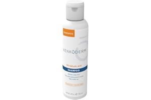 Kenkoderm Psoriasis Shampoo with 3% Salicylic Acid, 4 Oz, 1 Bottle, Therapeutic Seborrheic Dermatitis & Anti Dandruff Shampoo, Dermatologist Developed for Itchy, Dry Scalp, Fragrance & Color Free