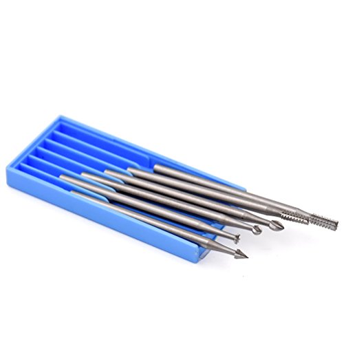 image for GOXAWEE 24pcs Mini Rotary Tools Steel Burs With 2.35mm Shank For Jewel