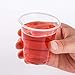 Golden Apple, 3 oz 100ct clear plastic cups. Disposable Mini Cups, Plastic Cups, Plastic Shot Glasses, Jello Shot Party Tumblers .BPA Free.