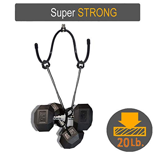 image for Pmsanzay Wall Mount Yoga Mat Foam Roller and Towel Rack Holder- Wall S