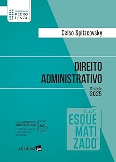 Livro Coleção Esquematizado - Direito Administrativo - 8ª Edição 2025