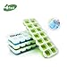 Ice Tray With Lids Easy Pop Out Large Cute Cubes Easy Clean And Dishwasher Safe (Green8) (Green8)