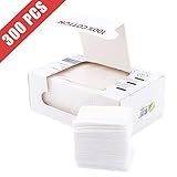 Healon Cotton Squares 100% Natural Cleansing Pads Soft Cotton Wipes 300pcs