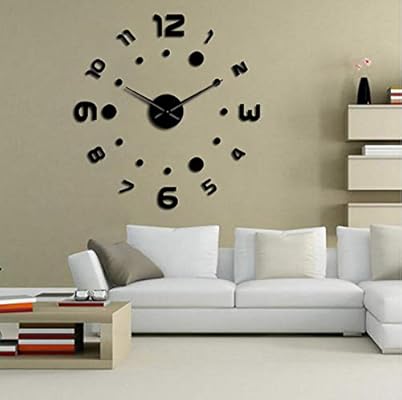 Wangxiaojie 37 Inch Real Special Watch Quartz Wall Clocks 3d Acrylic Diy Wall Art Giant Clock Luxury Large Decorative Clocks Amazon Ae
