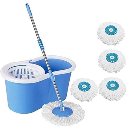 Yash Mop Floor Cleaner With Bucket Set Offer With Big Wheels For