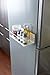Yamazaki Home Magnetic Spice Storage Rack Organizer For Fridge - Steel