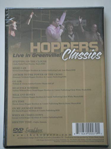Hoppers Classics Live in Greenville! Southern Gospel DVD Concert with Timeless Hits