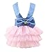 Howstar Pet Dress, Cute Halter Bowknot Tutu Dresses for Dog Puppy Lace Skirt Princess Dress (S, A)