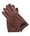 Fratelli Orsini Everyday Men's Italian Lambskin Leather Driving Gloves Size 9 Color Brown