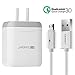 Samsung Galaxy S6 S7 Edge Plus Active Charger,Earldom [Quick Charge 3.0] Rapid Fast USB Travel Wall Charger with Micro-USB Cable for Galaxy S6 /S7,Note 5 4,Nexus 7/6/5,HTC,LG,Sony and More