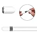 TITACUTE Magnetic Replacement Cap + Charging Adapter Compatible with Apple Pencil 1st Gen iPencil Top Pen Cover for iPad Pro 2022 9 8 7 6 Generation for iPad Pro 9.7 10.5 12.9 inch Air 3 Mini 5 White