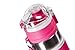 Smartfuse Sport Fruit Infuser Water Bottle - (1) 24 Oz BPA Free Tritan Plastic – Convenient Flip Top Lid - Leak Proof - Bottom Removable Infuser Attachment - Additional Top Filter (CC Pink, 24 oz)