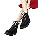 NOT100 Womens Winter Fur Snow Boots Warm Sneakers Size 8.5 Black