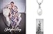 JewelryPalace 925 Sterling Silver Freshwater Cultured 8-10mm White Pearl Chain Pendant Necklace 18 Inches