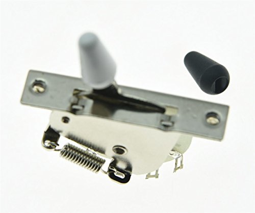 KAISH 5 Way Guitar Pickup Selector Switch CRL Style Switches for ST Strat Tele with 2 Tips