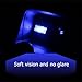 Rumfo Blue Night LED Decoration Mini USB Light(2Pcs), 0.1W Car Interior Ambient Lamp for Automotive Laptop Power Bank All USB Interface Devices