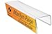 Plastic Products Mfg Single-Sided Cubicle Name Plate Holder 8-1/2