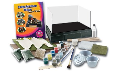 Woodland scenics project pack, native american village