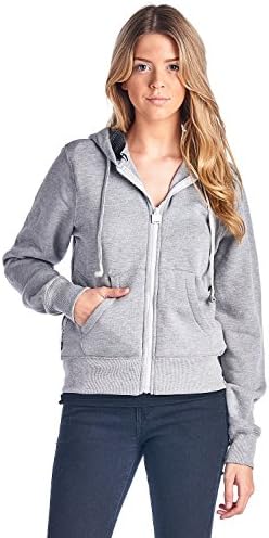 HB Super Girl's Full Zip Up Hoodie Buddie Built-In Headphones Gray