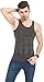 JQ JQAMAZING Mens Slimming Body Shaper Vest Abdomen Slim Shirt Compression Tank Shaperwear (Gray, X-Large)