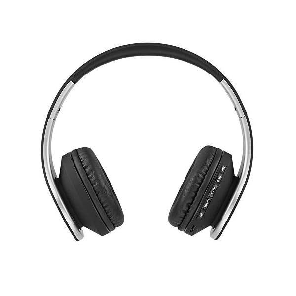 PowerLocus-Wireless-Bluetooth-Over-Ear-Stereo-Foldable-Headphones-Wired-Headsets-Noise-Cancelling-with-Built-in-Microphone-for-iPhone-Samsung-LG-iPad-BlackSilver PowerLocus Wireless Bluetooth Over-Ear Stereo Foldable Headphones, Wired Headsets Noise Cancelling with Built-in…